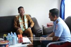 Teks Foto: PJ Gubernur Babel Suganda Kunker Pertama ke Pulau Belitung (Foto Humas)