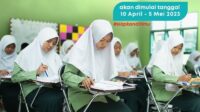 Teks Foto: Ratusan Peserta telah mendaftarkan program Beasiswa PT Timah SMAN 01 Pemali(Foto Humas)
