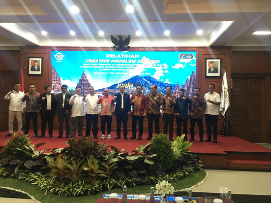 Kepala Balai Diklat PKN Yogyakarta sanjung Wali Kota Molen sebagai sosok ramah dan ceria. (Foto: Dok istimewa)
