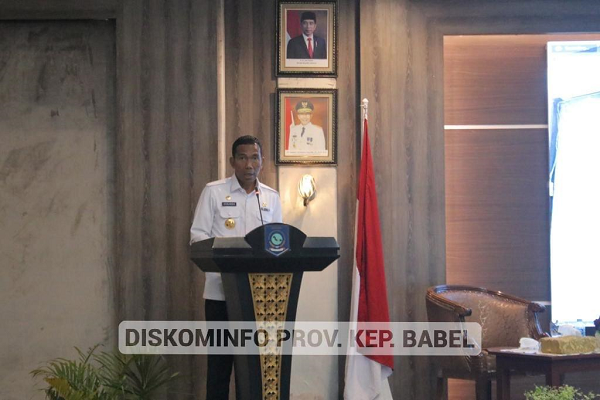 Pj Gubernur: Penting Bagi Pemerintah Jalankan Keterbukaan Informasi kepada Publik. (Foto: Diskominfo Prov.Kep. Babel)