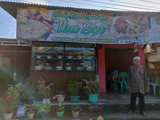 20 Tahun Bertahan Warung Makan Ibu Sol Terus Eksis, Setelah Jadi Mitra Binaan PT Timah Tbk. (Foto: Dok istimewa)