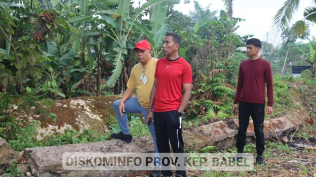 Sambil Berolahraga Pagi, Pj Gubernur Suganda Kembali Tinjau Pemanfaatan Aset Pemerintah. (Foto: Dok istimewa)