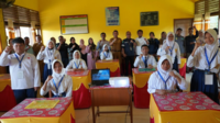 Enam Siswa Asal Pulau Belitung Lolos Seleksi Program Beasiswa PT Timah Tbk di SMAN 01 Pamali. (Foto: Dok istimewa)