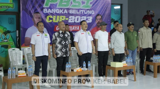 Apresiasi Untuk PBSI Telah Membangkitkan Semangat Olahraga di Bangka Belitung. (Foto: Diskominfo. Prov Kep Babel)