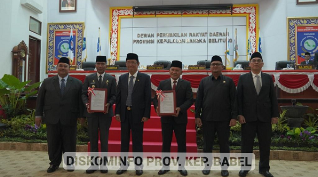 Pemprov Kep. Babel Raih WTP Enam Kali Berturut-turut. (Foto: Diskominfo Prov. Kep. Babel)