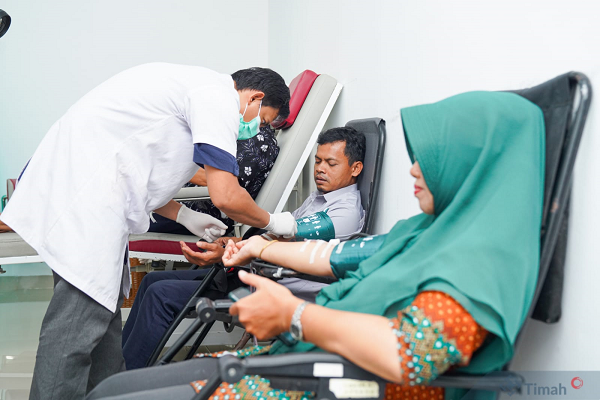 Kolaborasi dengan PMI Bangka, PT Timah Tbk Gelar Donor Darah di Sungailiat