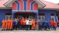 Pj Gubernur Suganda Kunjungi Pos Unit Siaga SAR dan Damkar Kabupaten Bangka Selatan. (Foto: Dok istimewa)