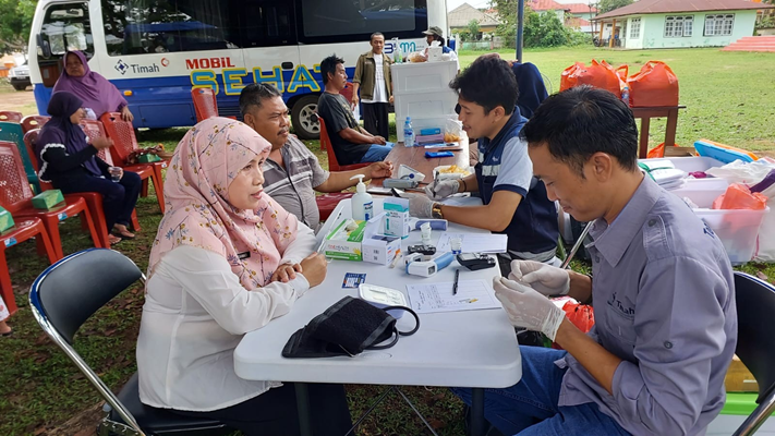 PT Timah Terus Berikan Pelayanan Kesehatan Gratis Bagi Masyarakat Melalui Mobil Sehat