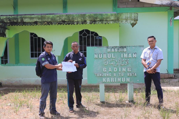 Tingkatkan Kenyamanan Masyarakat Beribadah, PT Timah Tbk Bantu Pembangunan Masjid dan Musala di Kabupaten Karimu