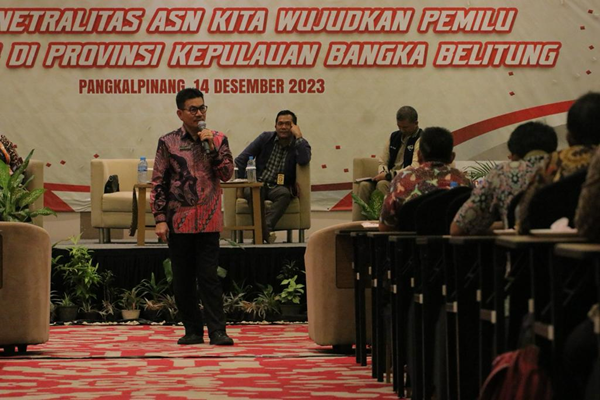 Hadapi Pemilu 2024, Sekda Naziarto Ingatkan ASN Jaga Netralitas