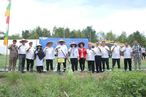 Pj Gubernur Safrizal Menghadiri Peresmian Nursery Cabai Kelompok Tani Timur Makmur