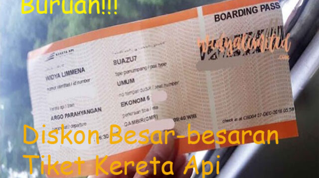 Diskon Tiket Kereta Api