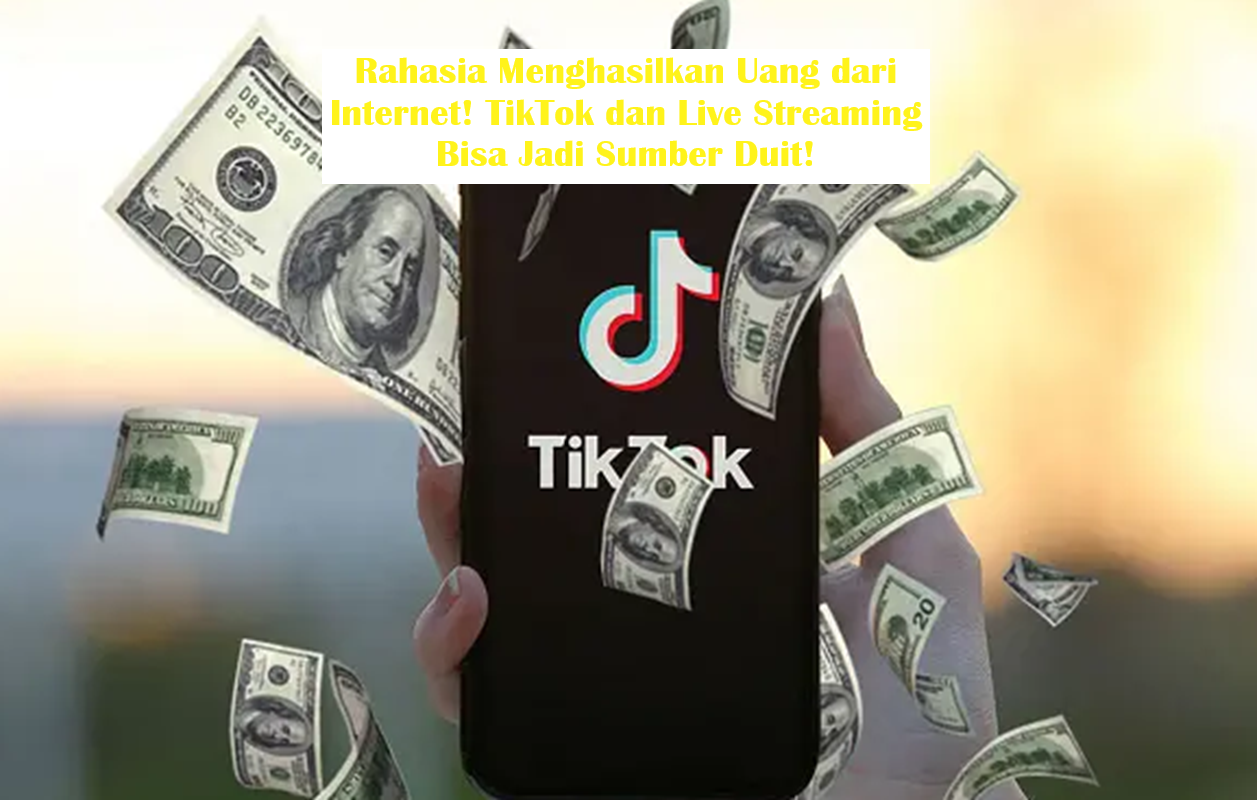 Rahasia Menghasilkan Uang dari Internet! TikTok dan Live Streaming Bisa Jadi Sumber Duit!