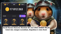 Sandi Harian Hamster Kombat 26 Juni 2024 SUDAH RILIS! Catat dan Jangan Lewatkan, Dapatkan 2 Juta Koin!
