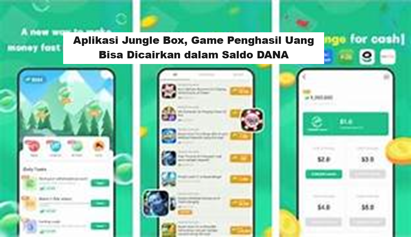 Aplikasi Jungle Box, Game Penghasil Uang Bisa Dicairkan dalam Saldo DANA