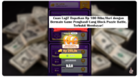 Cuan Lagi! Dapatkan Rp 100 Ribu PerHari dengan Bermain Game Penghasil Uang Block Puzzle Battle, Terbukti Membayar!