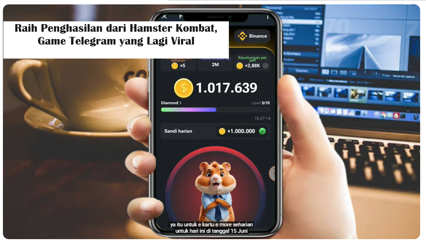 Raih Penghasilan dari Hamster Kombat, Game Telegram yang Lagi Viral. (Foto: Herz Id)