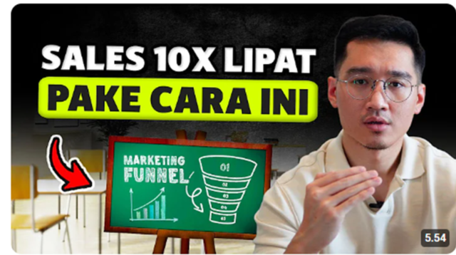 Trik Marketing yang Semua Orang Mempunyai Usaha Wajib Tahu! (Foto:Yt Raymond Chin)