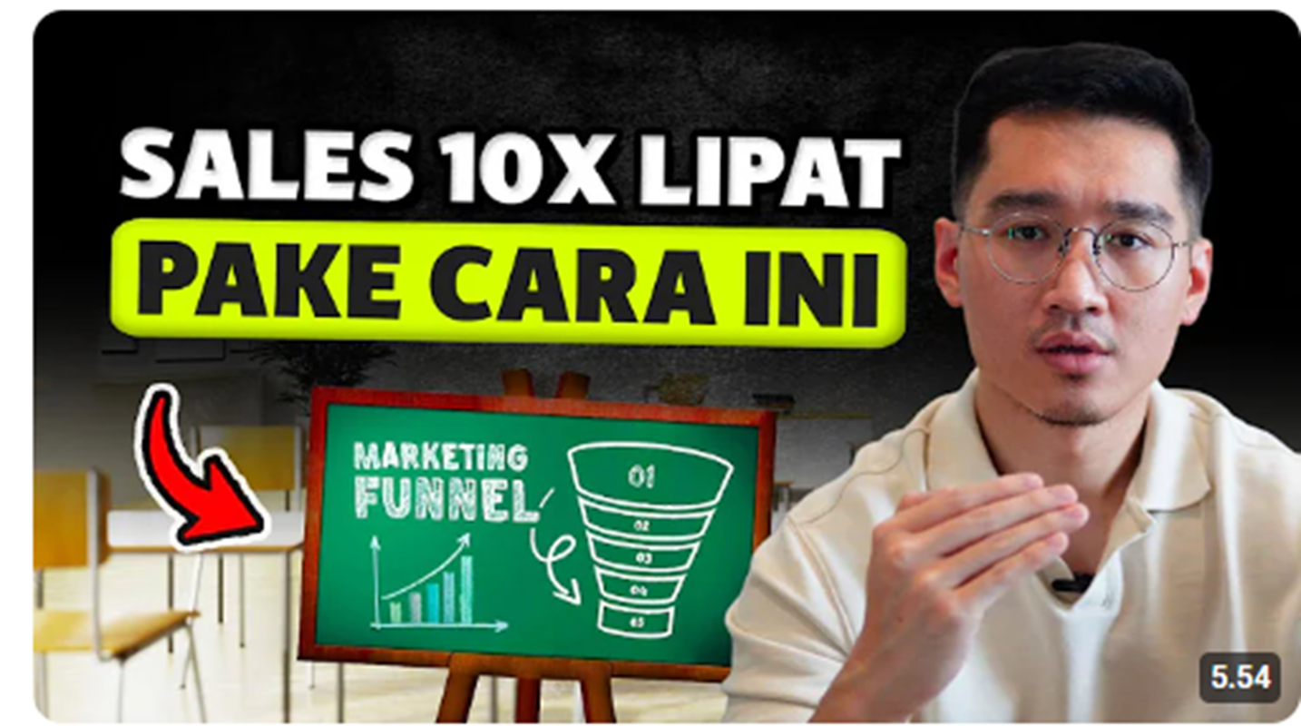 Trik Marketing yang Semua Orang Mempunyai Usaha Wajib Tahu! (Foto:Yt Raymond Chin)