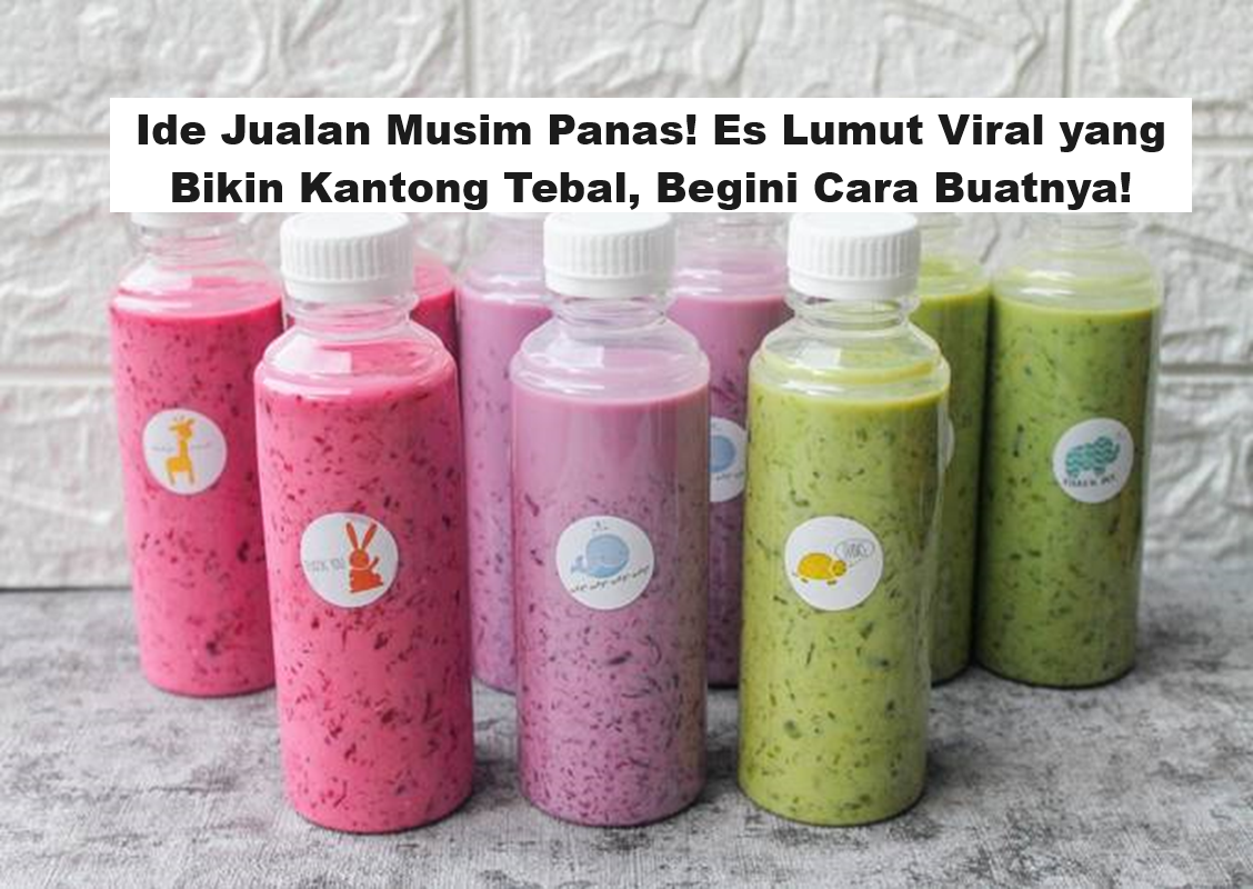 Ide Jualan Musim Panas! Es Lumut Viral yang Bikin Kantong Tebal, Begini Cara Buatnya!