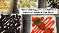 Modal 4000/Cup, Auto Jadi Rebutan ! Cheesecuit Mudah & Enak Banget