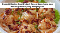 Pangsit Daging Sapi Pedas! Resep Sederhana dan Peluang Usaha yang Menjanjikan