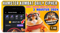 RILIS! Sandi Harian Hamster Kombat Daily Cipther 03 Agustus 2024!