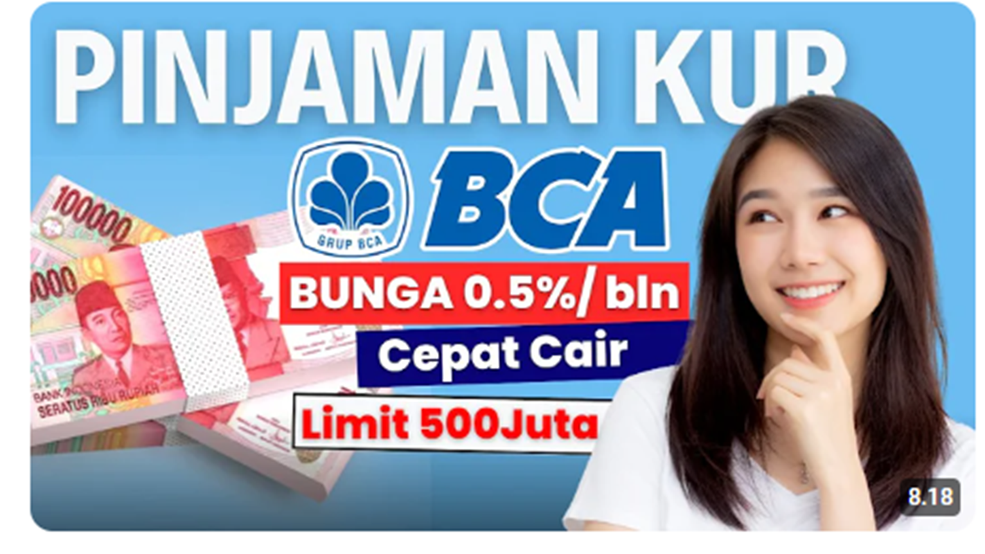 Sisa Kuota KUR BCA Agustus 2024! Jangan Lewatkan Kesempatan Pinjaman Ini! Berikut Syarat dan Tipsnya!