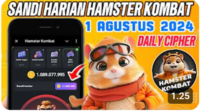 UPDATE! 1 Agustus 2024 Sandi Harian Hamster Kombat Daily Cipher Today!