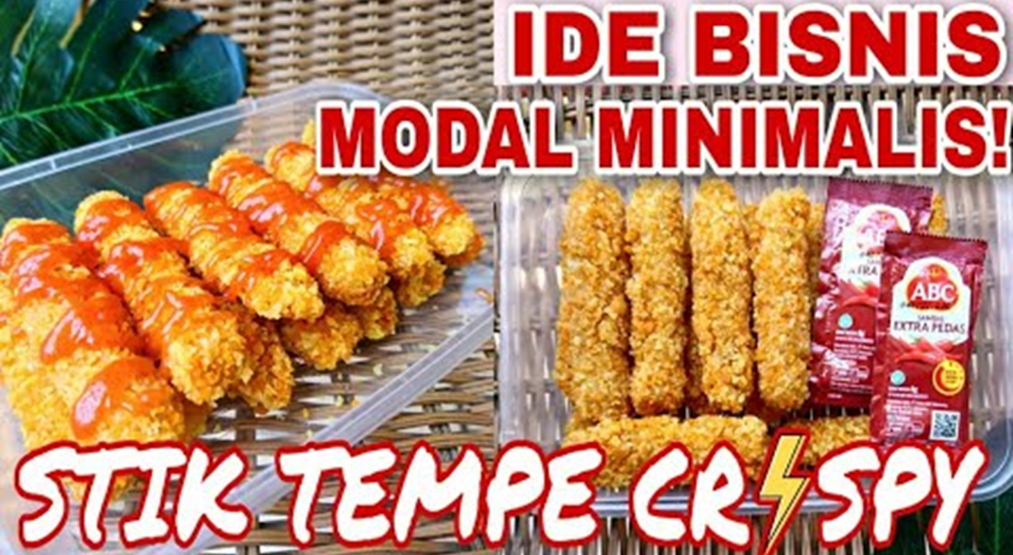 Modal Rp 100.000 Aja! Bisnis Stik Tempe Laris Manis, Omset Bikin Kaget!