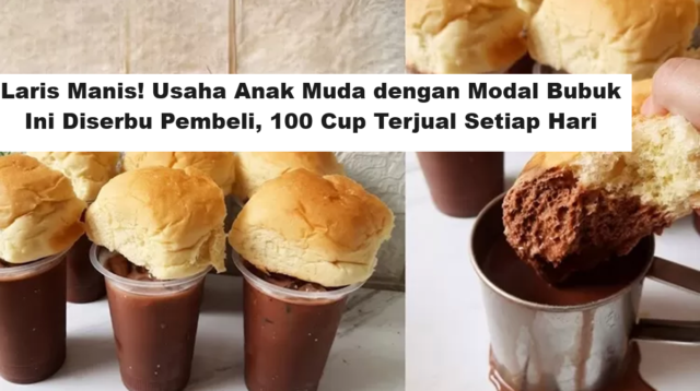 Laris Manis! Usaha Anak Muda dengan Modal Bubuk Ini Diserbu Pembeli, 100 Cup Terjual Setiap Hari