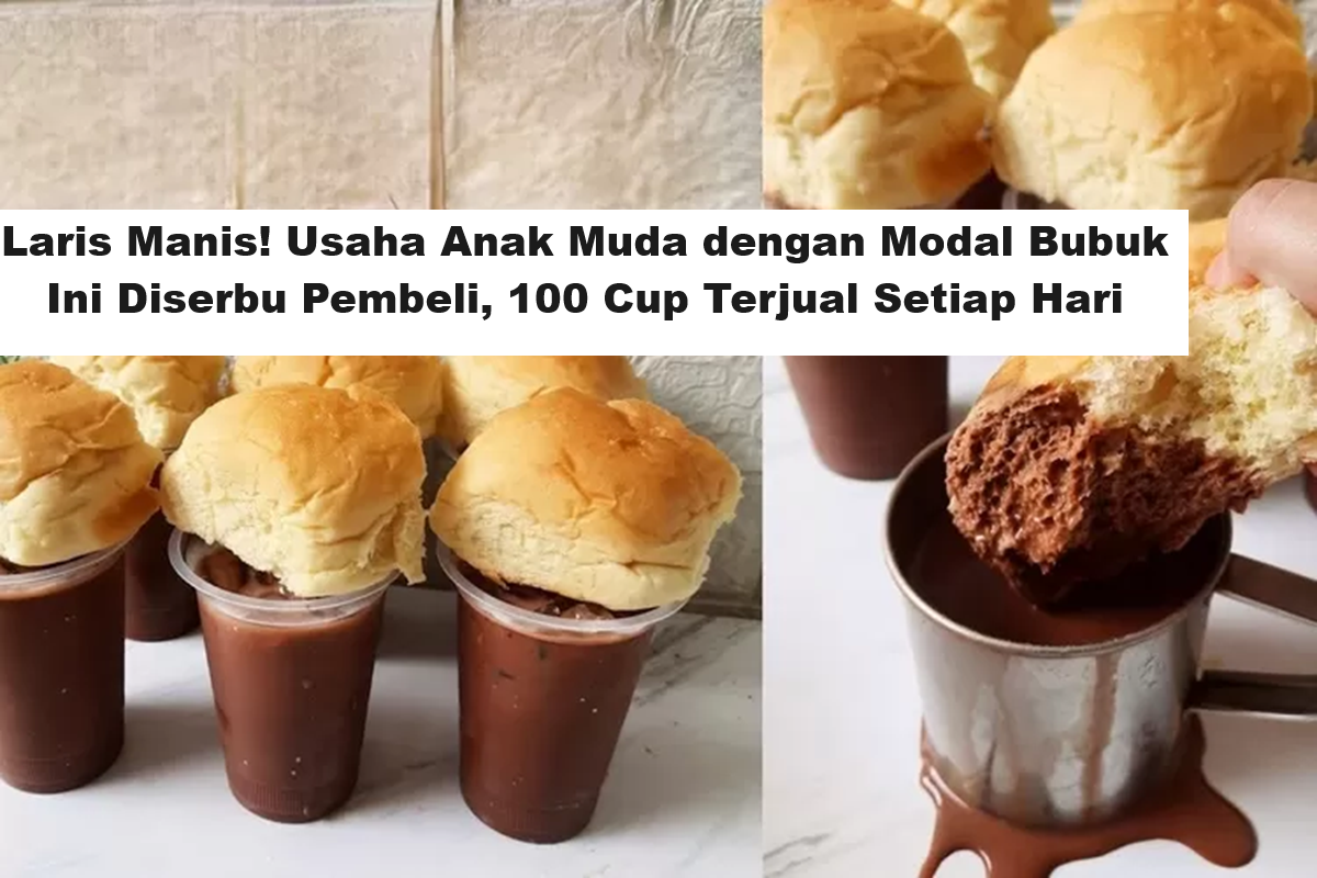 Laris Manis! Usaha Anak Muda dengan Modal Bubuk Ini Diserbu Pembeli, 100 Cup Terjual Setiap Hari