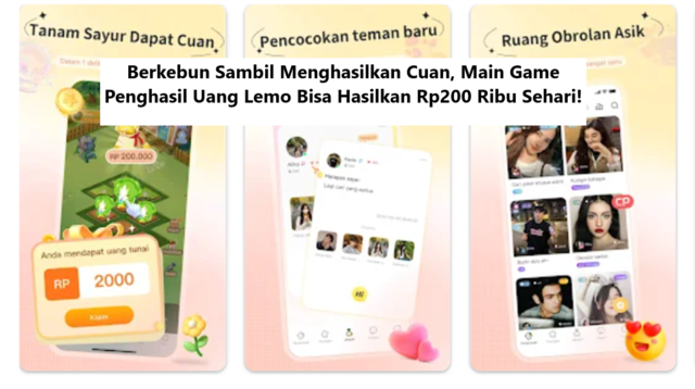 Berkebun Sambil Menghasilkan Cuan, Main Game Penghasil Uang Lemo Bisa Hasilkan Rp200 Ribu Sehari!