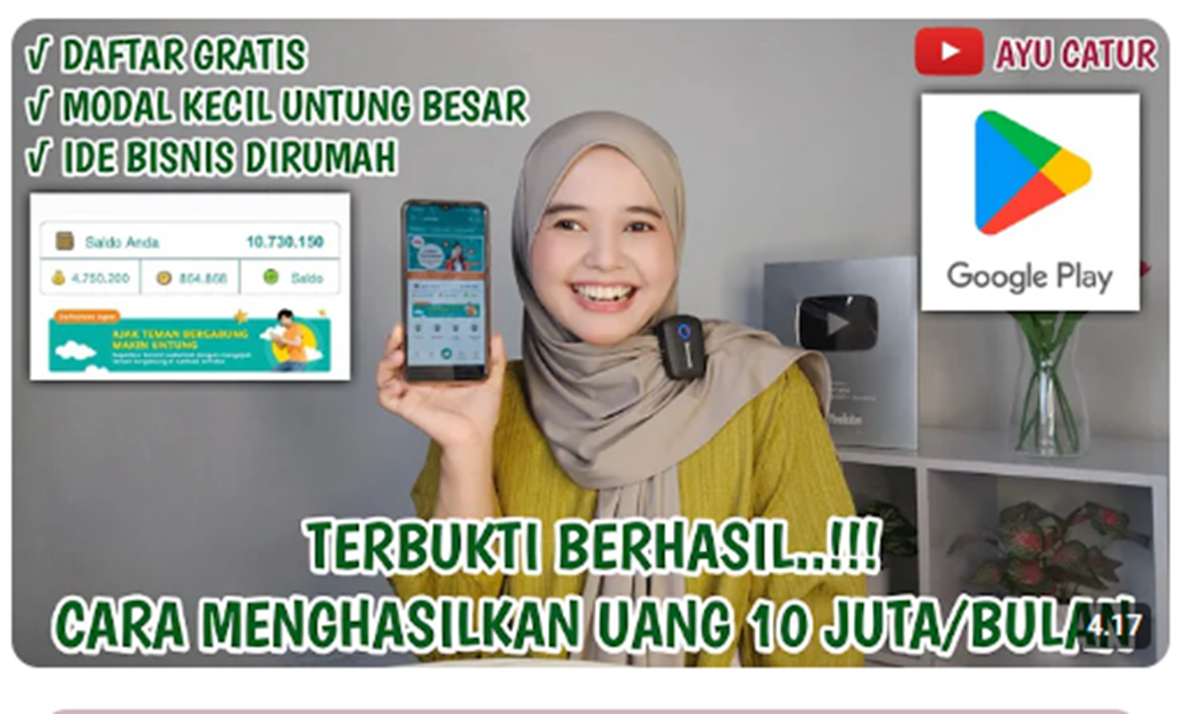 Cara Menghasilkan Uang Rp10 Juta Perbulan dengan Aplikasi Penghasil Uang Ini!