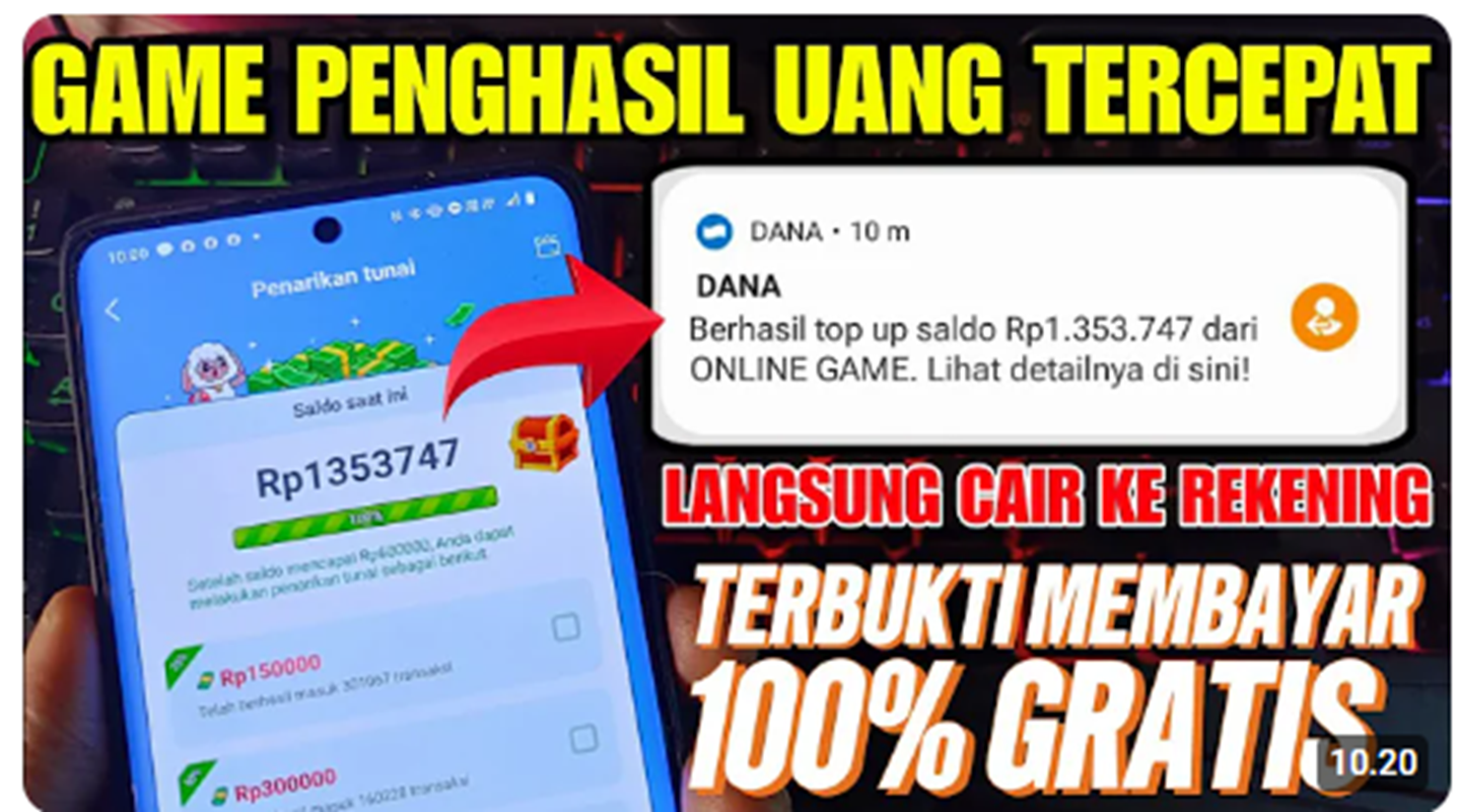 Gacor! Baru Login Langsung Dapatkan Bonus Rp400 Ribu di Game Penghasil Uang Crazy Win!