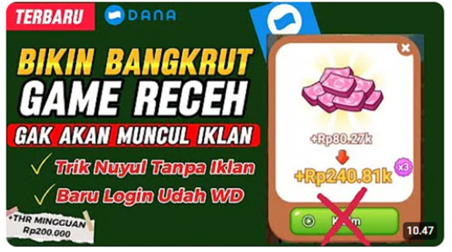 Game Penghasil Uang Terbaru! Hanya Main Receh Bisa Dapatkan Puluhan Ribu Setiap Kali Kamu Main!