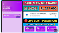 Main Game Dapat Uang! Scratch App - Money Rewards Terbukti Cair ke DANA Rp271 Ribu!