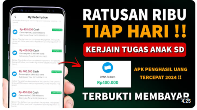 Modal Rebahan Bisa Hasilkan Uang dengan Menggunakan Aplikasi Cashzine Penghasil Uang